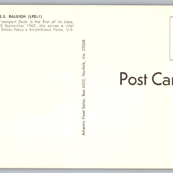 Postcard  Unposted Warships [Assorted] Lot of 8 Historic Collection #1174 - Picture 10 of 16